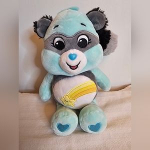 Wish Bear Care Bear Plush Racoon Basic Fun 9” Basic Fun 2022